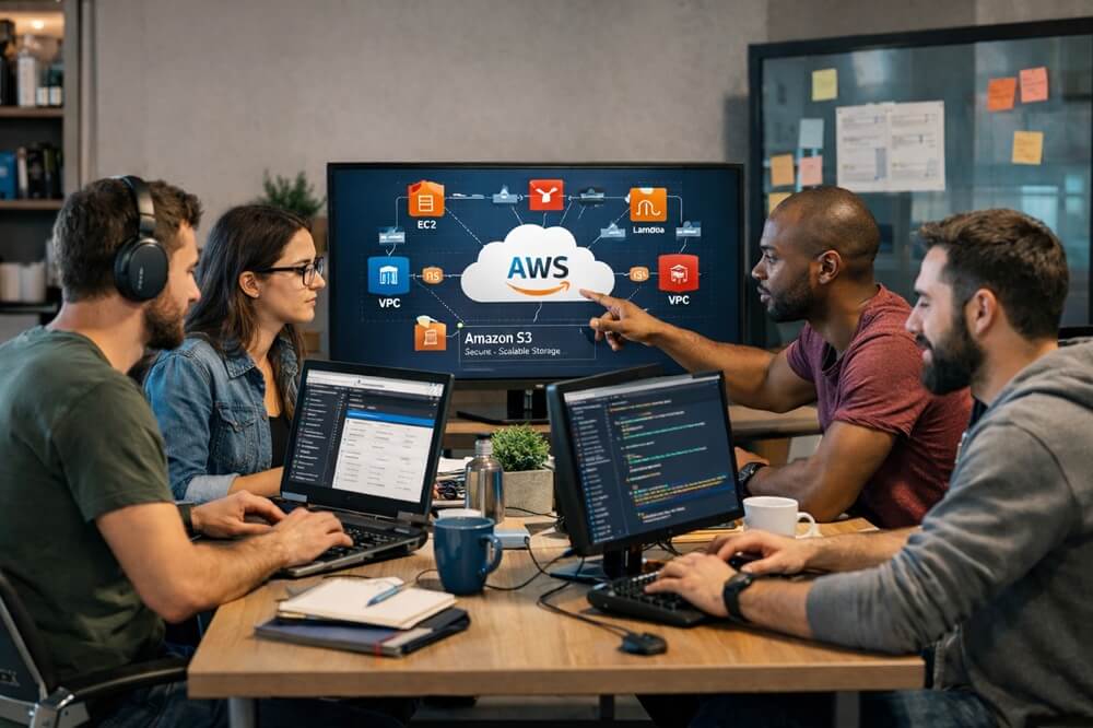 architecture cloud AWS sécurisée et scalable