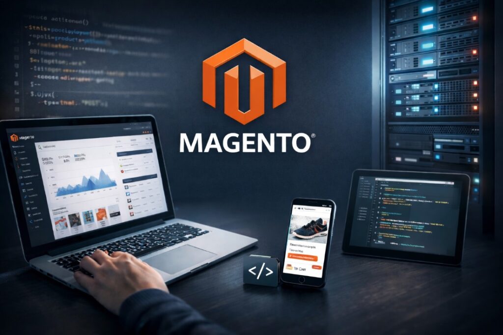 plateforme e-commerce Magento pour projets complexes