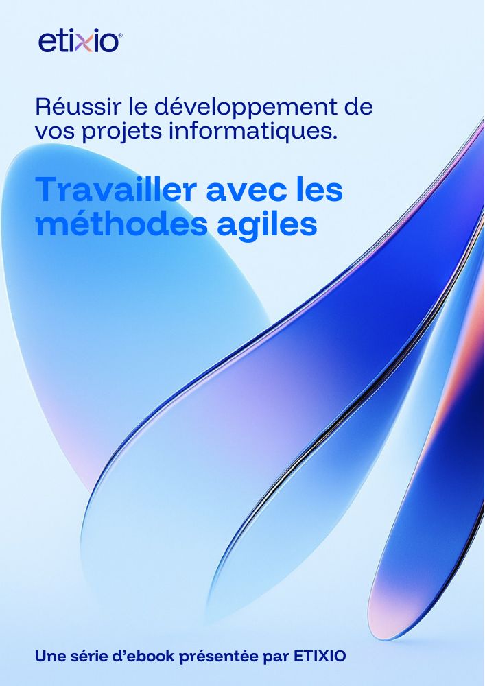 Couverture du guide des méthodes agiles pour réussir un projet informatique